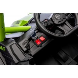 Buggy UTV XXL 24 Volts 14Ah Vert, buggy électrique enfant, version 2 places - 4 moteurs