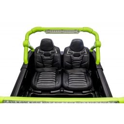 Buggy UTV XXL 24 Volts 14Ah Vert, buggy électrique enfant, version 2 places - 4 moteurs