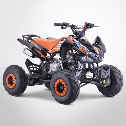 Quad enfant 125cc Typhon orange, quad essence enfant 10 à 16 ans