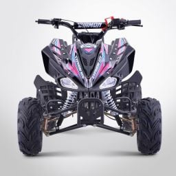 Quad enfant 125cc Typhon rose, quad essence enfant 10 à 16 ans