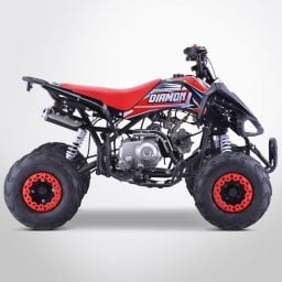 Quad enfant 125cc Typhon rouge, quad essence enfant 10 à 16 ans