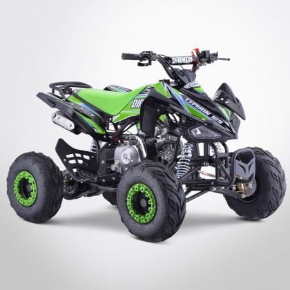 Quad enfant 125cc Typhon vert, quad essence enfant 10 à 16 ans