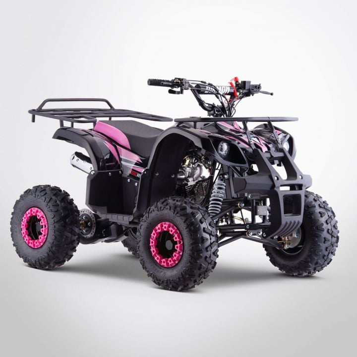 Quad enfant 125cc RINO rose, quad essence enfant 7 à 12 ans