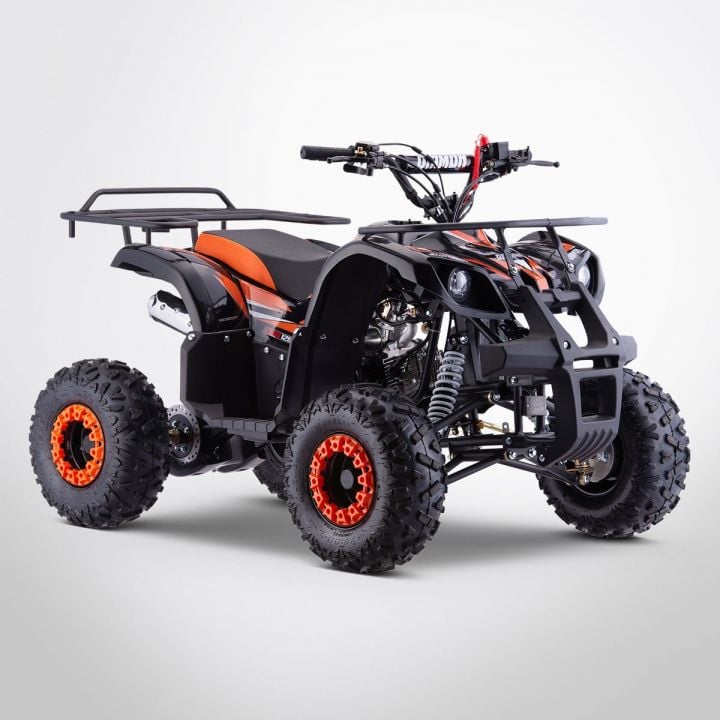 Quad enfant 125cc RINO orange, quad essence enfant 7 à 12 ans