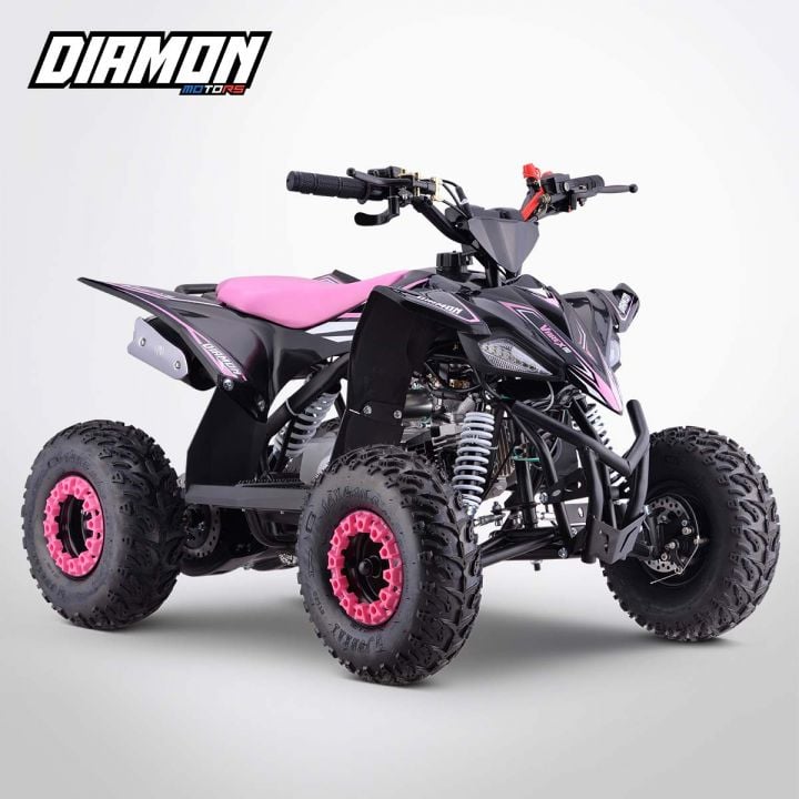 Quad enfant 110cc VAREX rose, quad essence enfant 6 à 10 ans