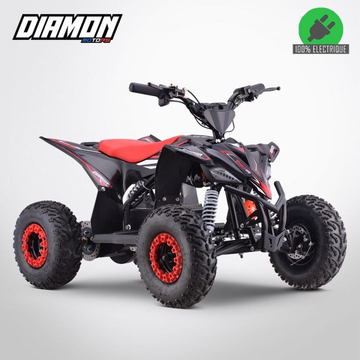 Quad électrique enfant VAREX 1200 Watts rouge, 36 Volts pour enfant de 6 à 10 ans