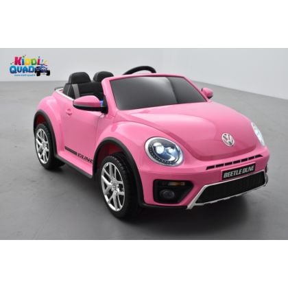 copy ofVolkswagen Coccinelle Dune "Beetle" Rose, 12 volts, voiture électrique pour enfant
