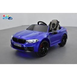 BMW M5 24 Volts bleu, voiture électrique enfant 24 Volts 1 place, 2 moteurs