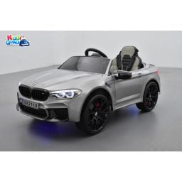 BMW M5 24 Volts gris, voiture électrique enfant 24 Volts 1 place, 2 moteurs