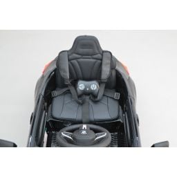 BMW M4 Noir métallisée, voiture électrique enfant 12 Volts télécommande parentale 2.4 Ghz, 2 moteurs