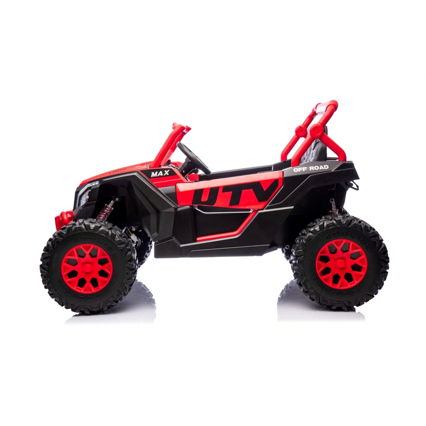 Buggy UTV XXL 24 Volts 14Ah Rouge/Noir, buggy électrique enfant, version 2 places - 4 moteurs