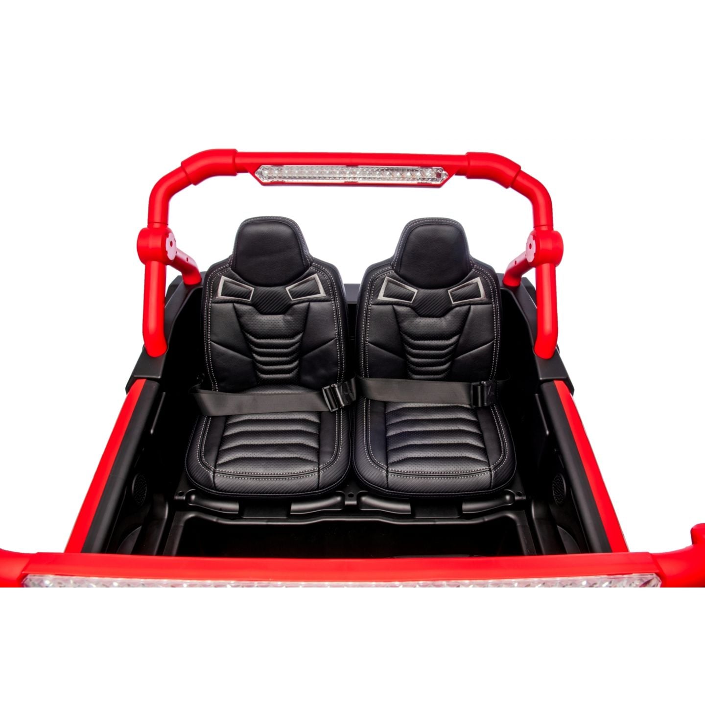Buggy UTV XXL 24 Volts 14Ah Rouge/Noir, buggy électrique enfant, version 2 places - 4 moteurs