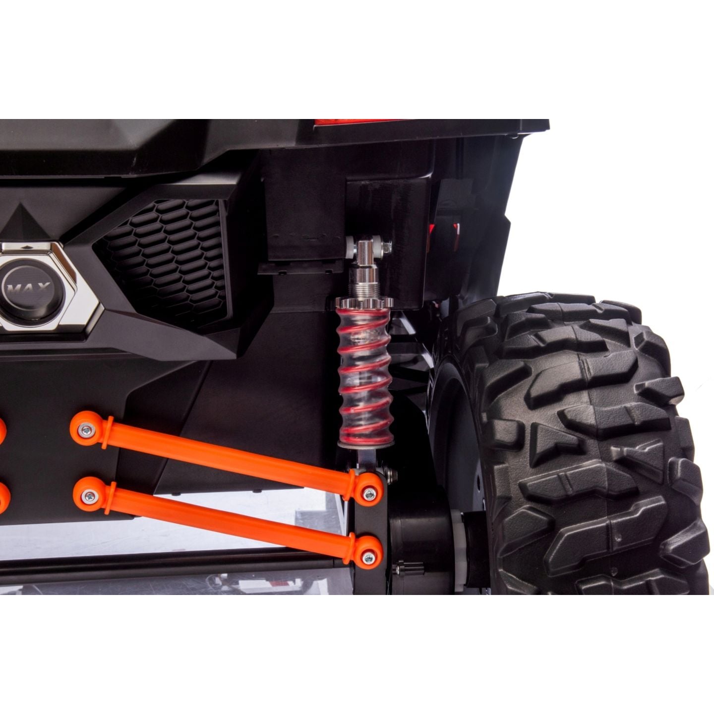 Buggy UTV XXL 24 Volts 14Ah Orange, buggy électrique enfant, version 2 places - 4 moteurs