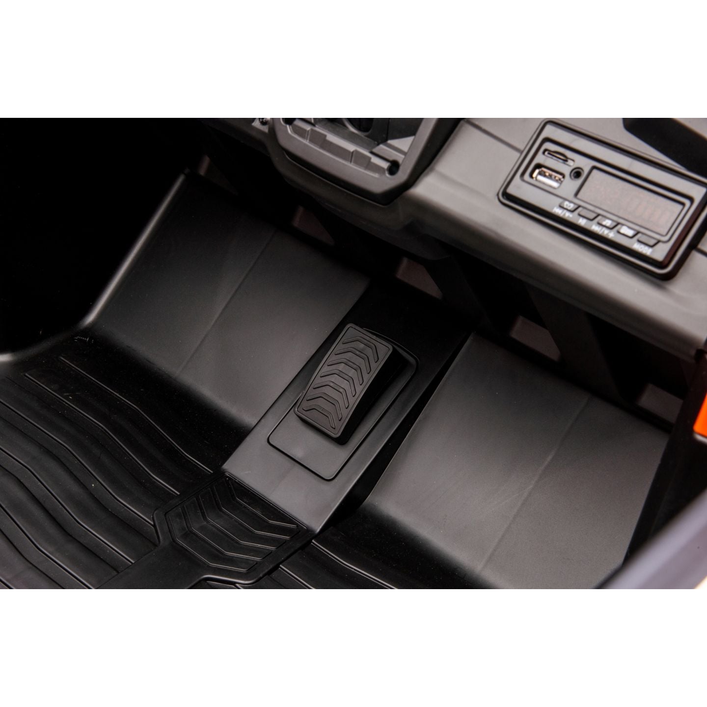 Buggy UTV XXL 24 Volts 14Ah Orange, buggy électrique enfant, version 2 places - 4 moteurs