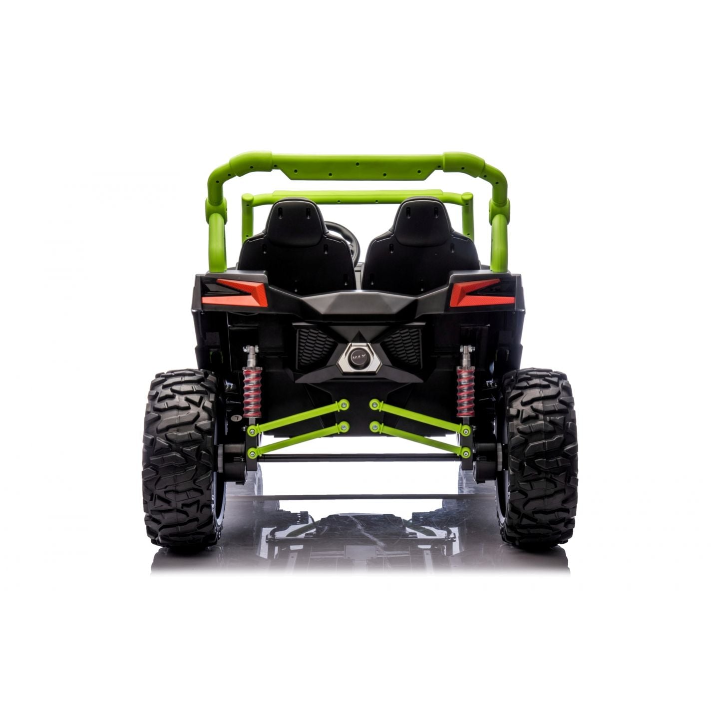 Buggy UTV XXL 24 Volts 14Ah Vert, buggy électrique enfant, version 2 places - 4 moteurs