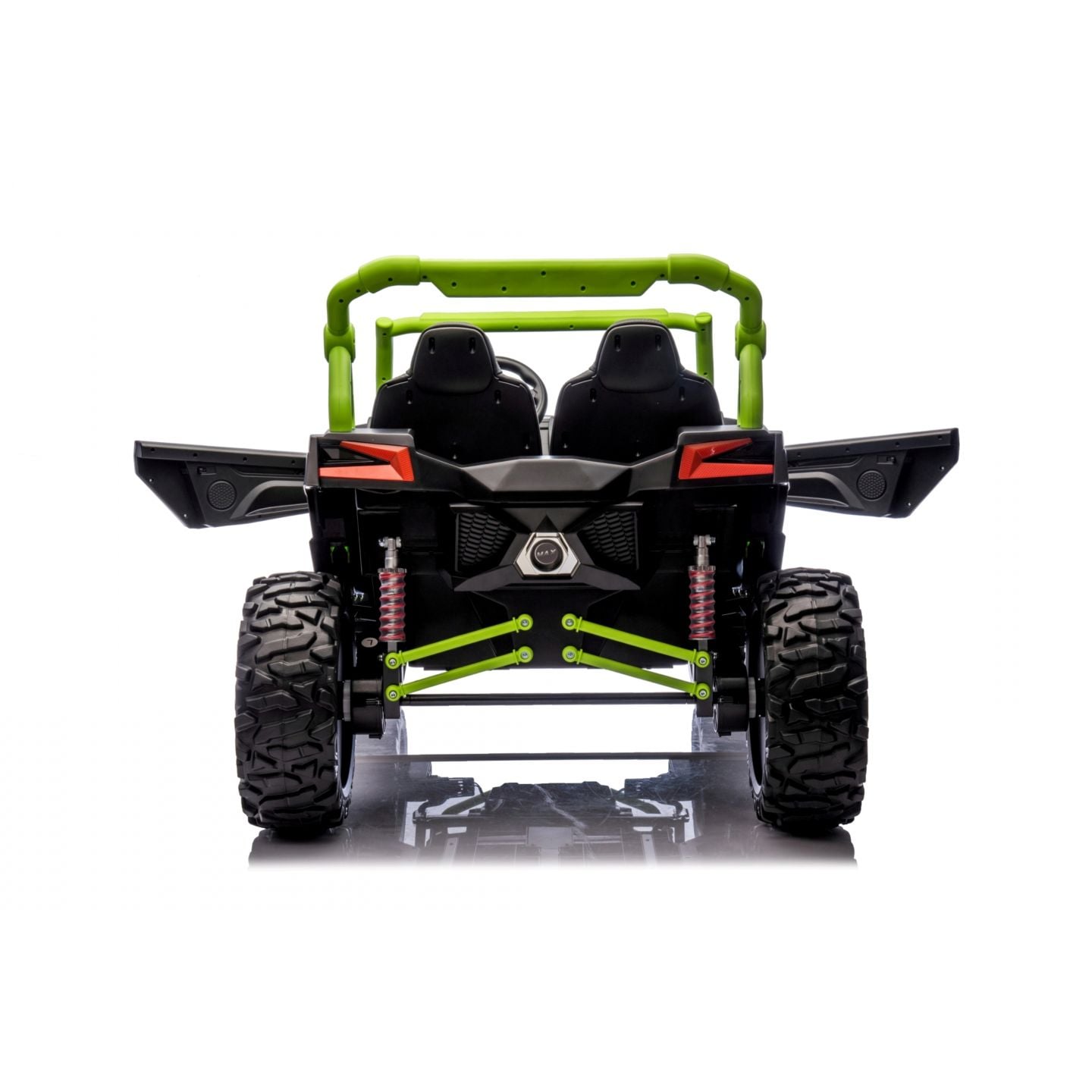 Buggy UTV XXL 24 Volts 14Ah Vert, buggy électrique enfant, version 2 places - 4 moteurs