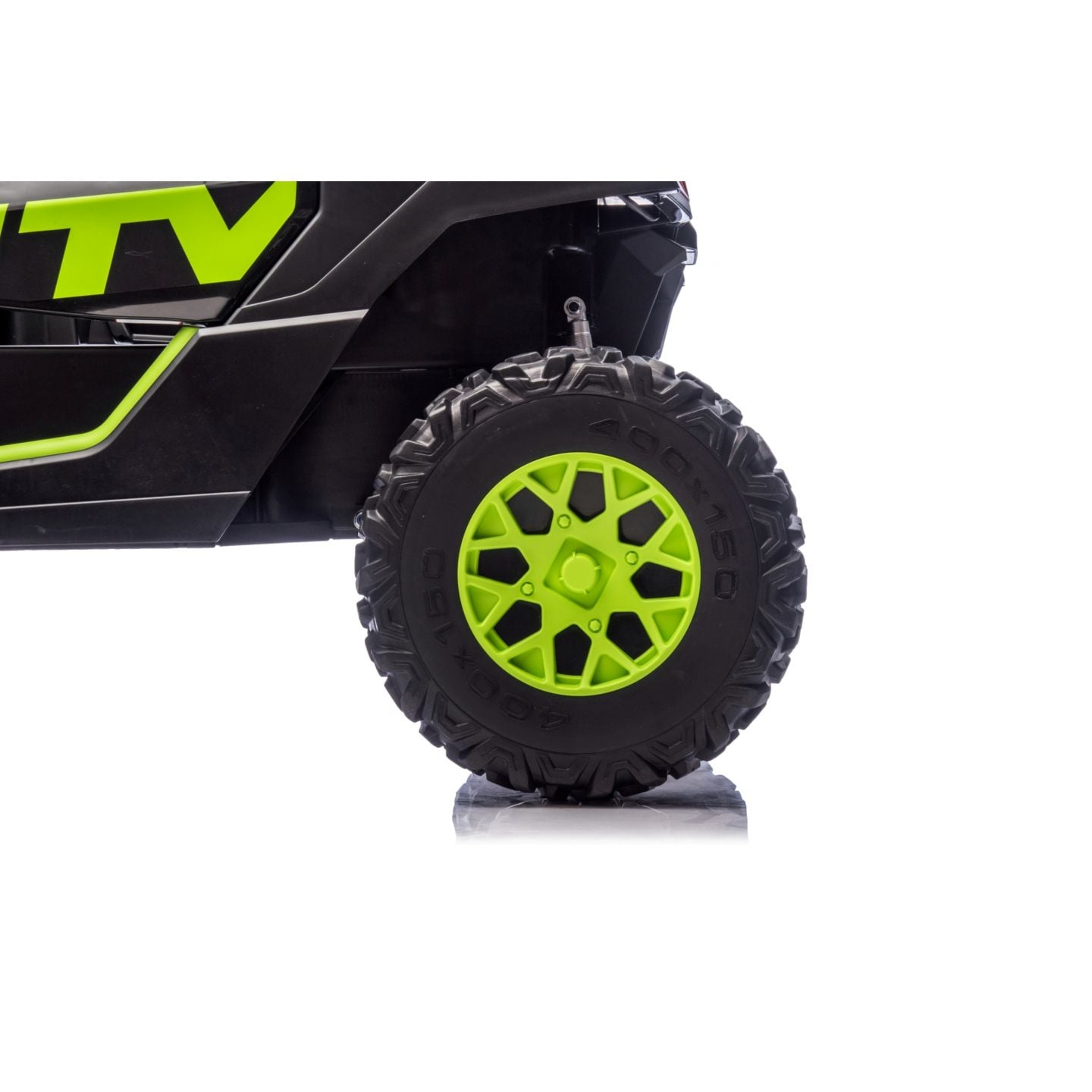 Buggy UTV XXL 24 Volts 14Ah Vert, buggy électrique enfant, version 2 places - 4 moteurs