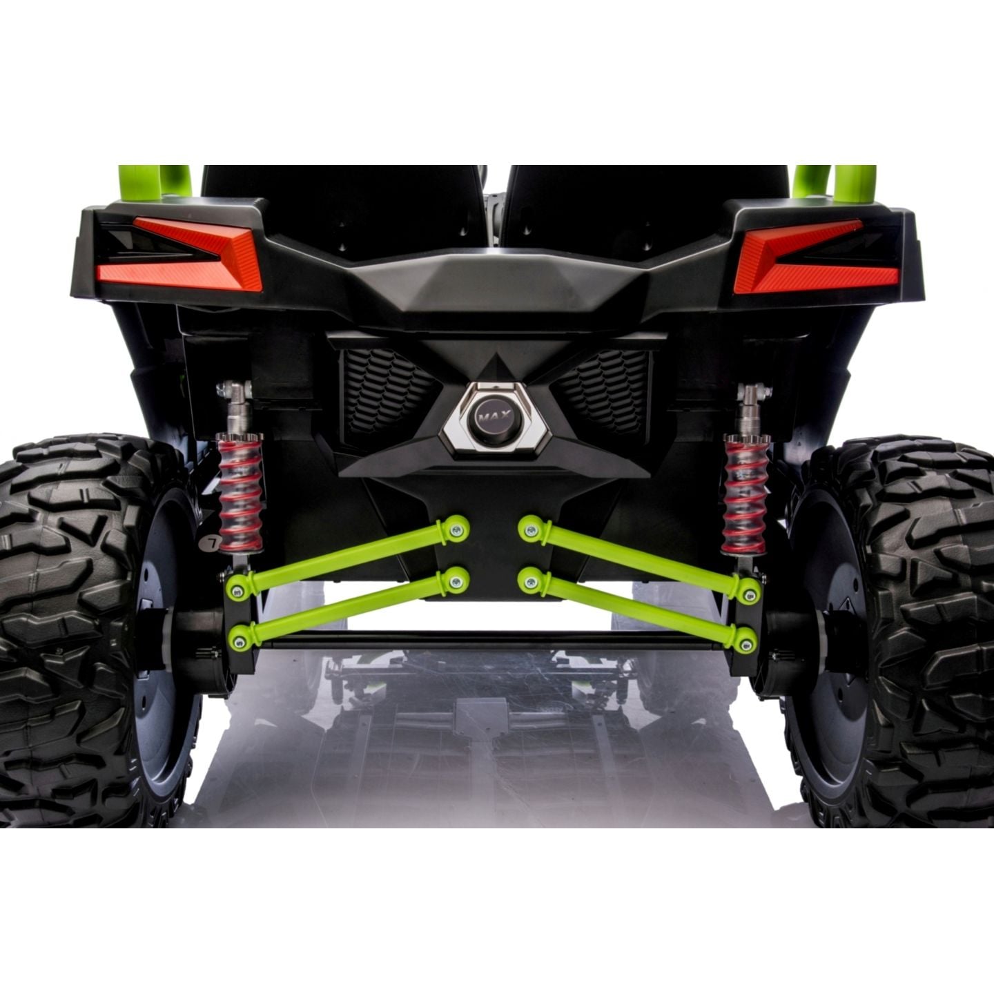 Buggy UTV XXL 24 Volts 14Ah Vert, buggy électrique enfant, version 2 places - 4 moteurs