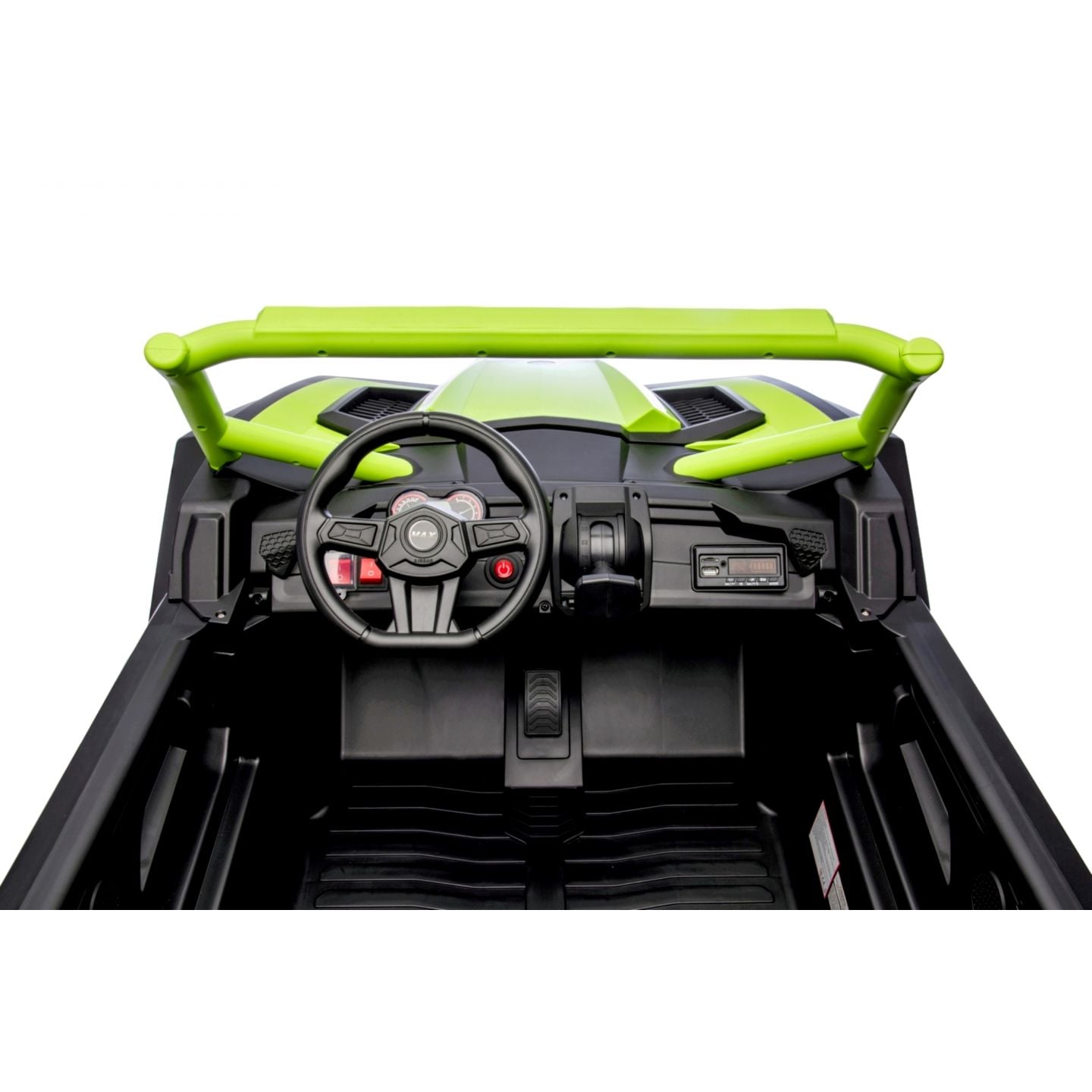 Buggy UTV XXL 24 Volts 14Ah Vert, buggy électrique enfant, version 2 places - 4 moteurs