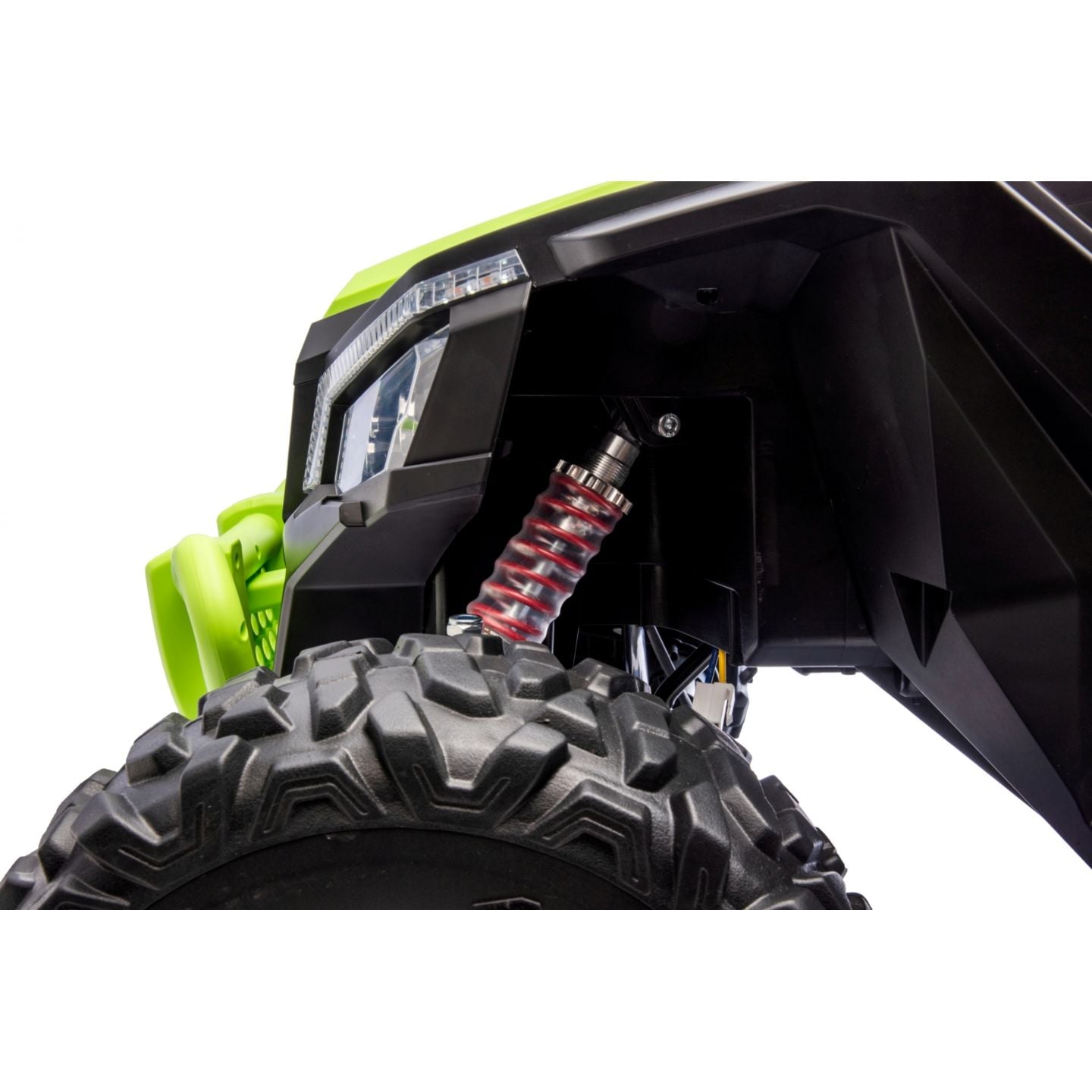 Buggy UTV XXL 24 Volts 14Ah Vert, buggy électrique enfant, version 2 places - 4 moteurs