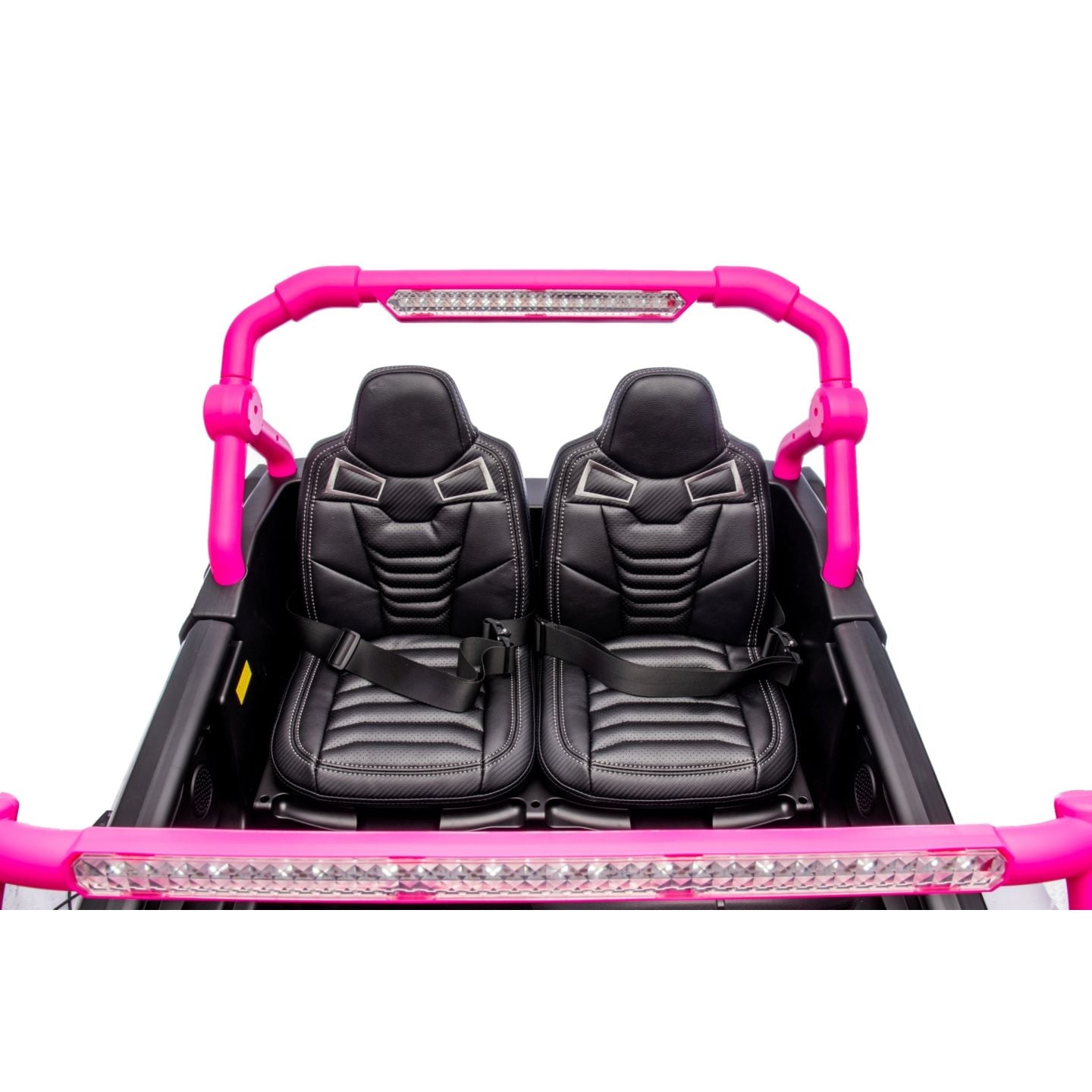 Buggy UTV XXL 24 Volts 14Ah Rose, buggy électrique enfant, version 2 places - 4 moteurs
