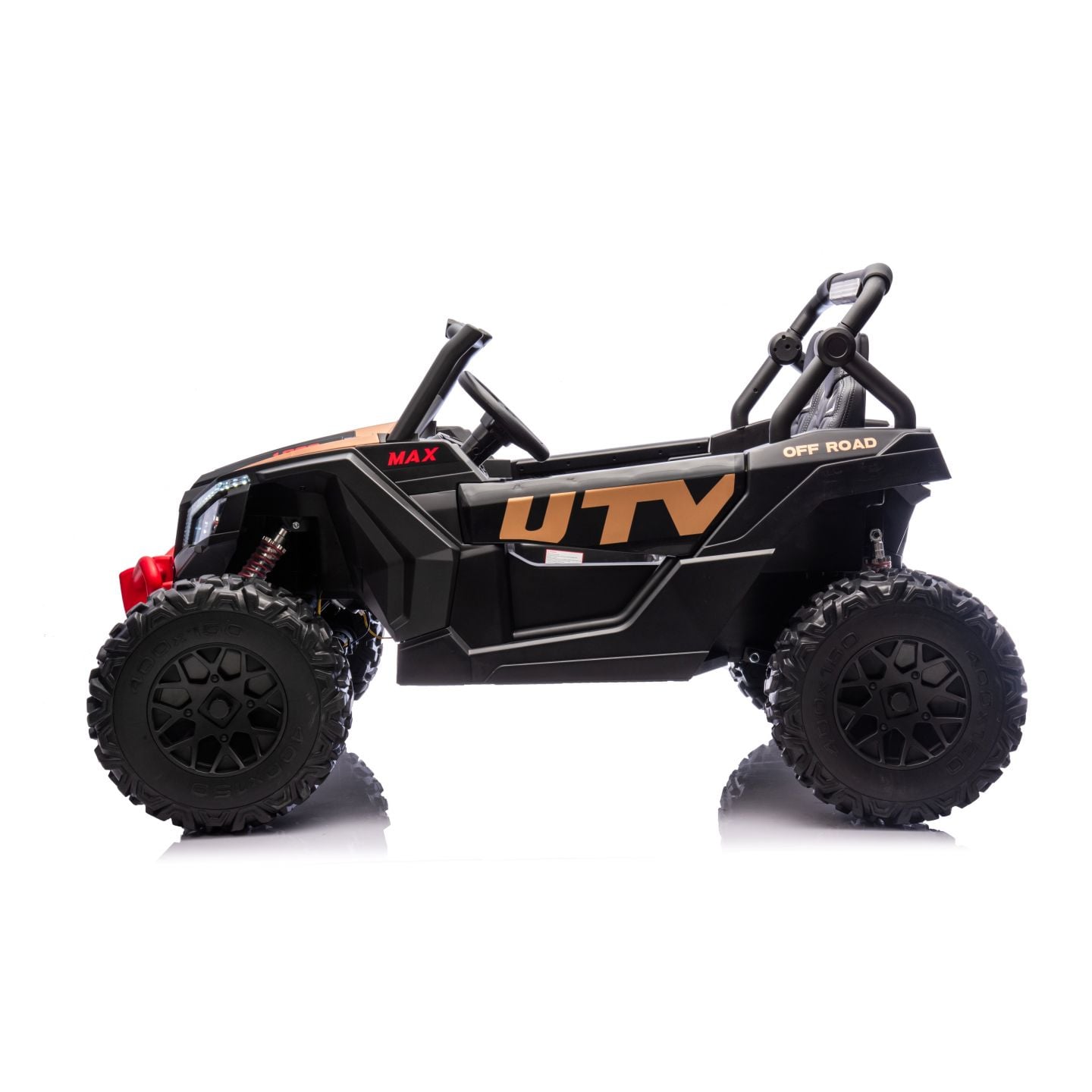 Buggy UTV XXL 24 Volts 14Ah Noir, buggy électrique enfant, version 2 places - 4 moteurs