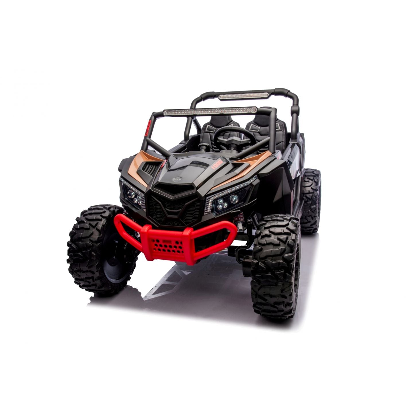Buggy UTV XXL 24 Volts 14Ah Noir, buggy électrique enfant, version 2 places - 4 moteurs