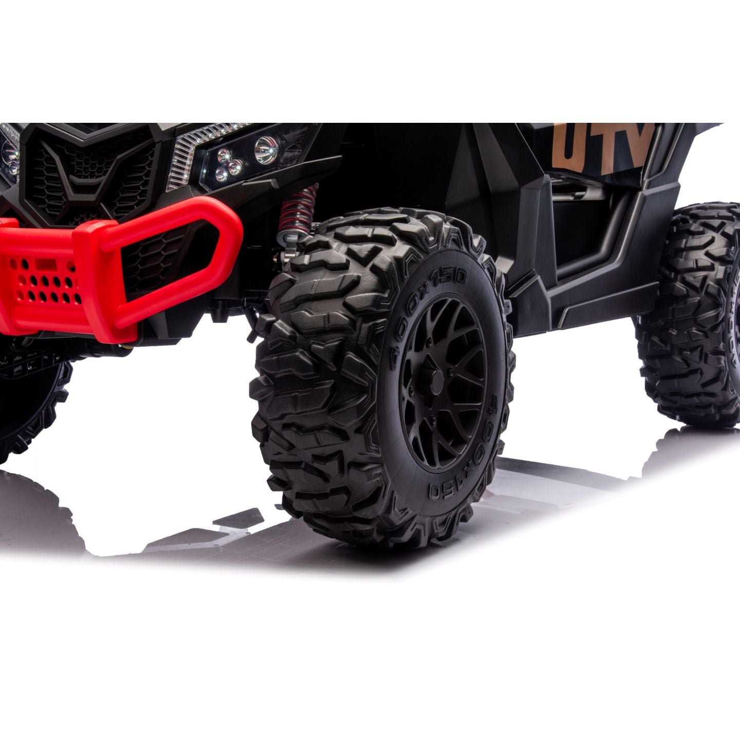 Buggy UTV XXL 24 Volts 14Ah Noir, buggy électrique enfant, version 2 places - 4 moteurs