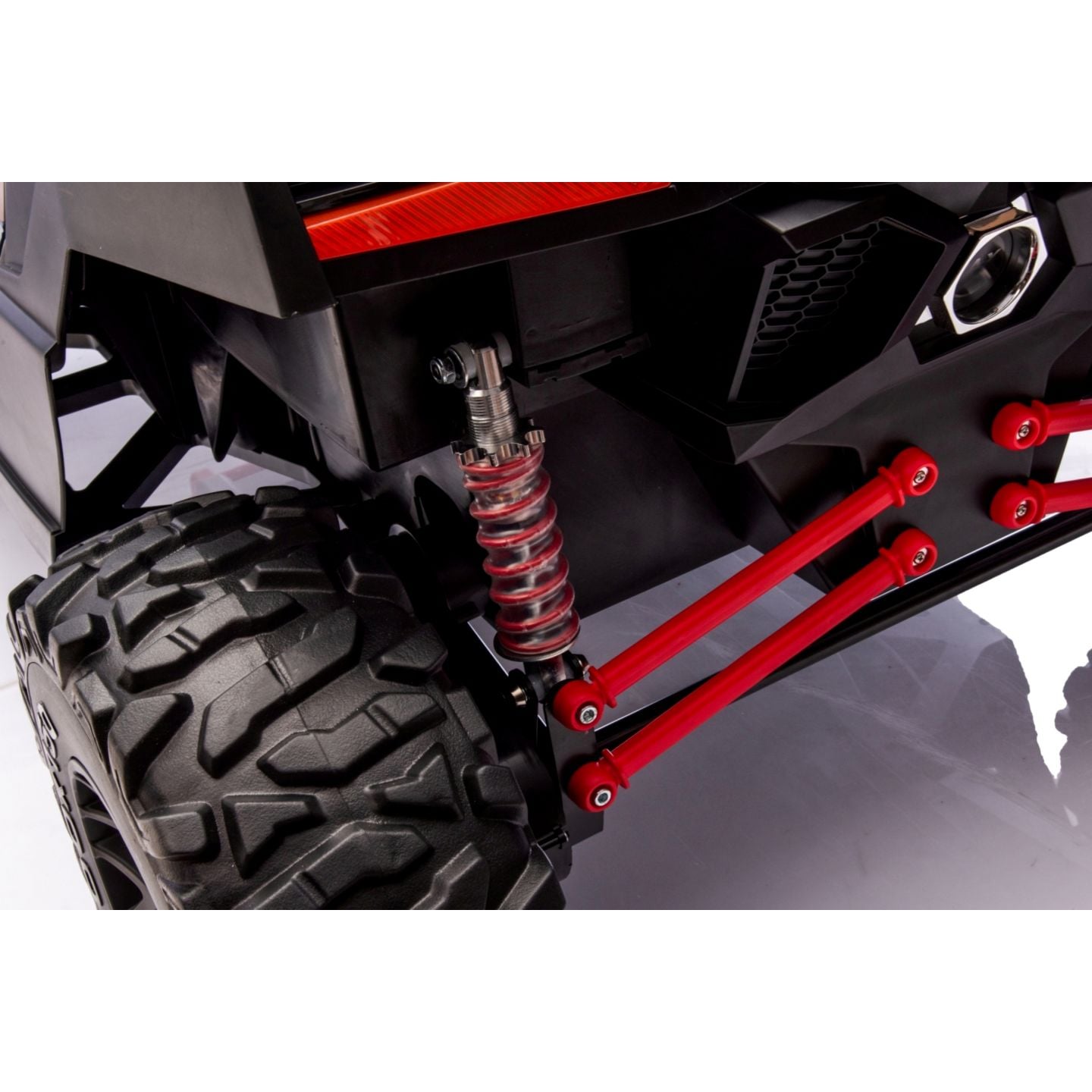 Buggy UTV XXL 24 Volts 14Ah Noir, buggy électrique enfant, version 2 places - 4 moteurs