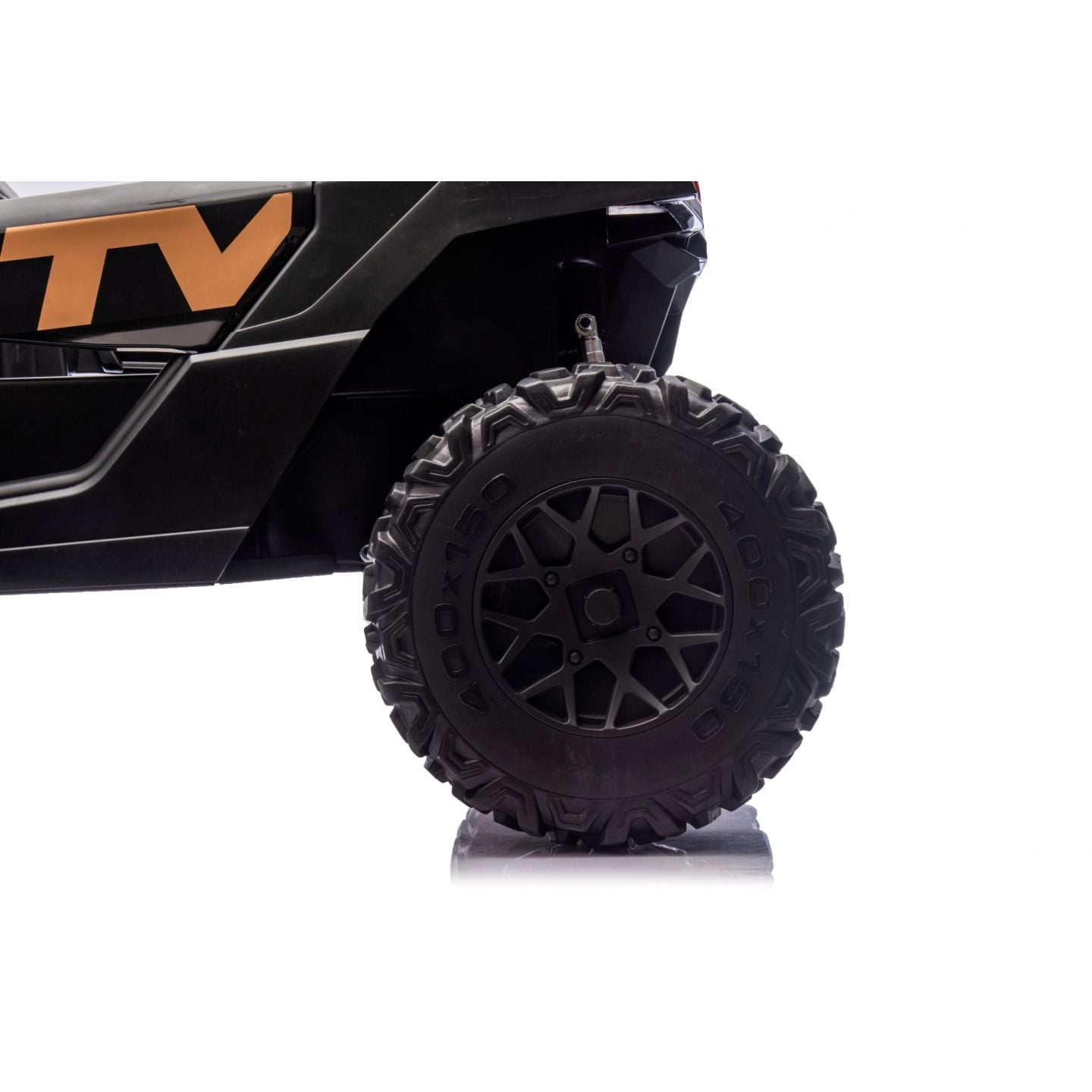 Buggy UTV XXL 24 Volts 14Ah Noir, buggy électrique enfant, version 2 places - 4 moteurs