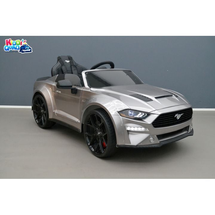 Ford Mustang GT Gris avec écran MP4, voiture électrique pour enfant 24 volts 1 place