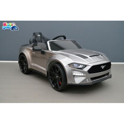Ford Mustang GT Gris avec écran MP4, voiture électrique pour enfant 24 volts 1 place