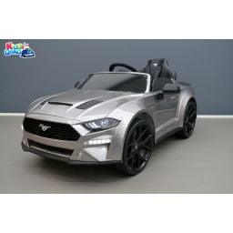 Ford Mustang GT Gris avec écran MP4, voiture électrique pour enfant 24 volts 1 place