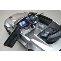 Ford Mustang GT Gris avec écran MP4, voiture électrique pour enfant 24 volts 1 place