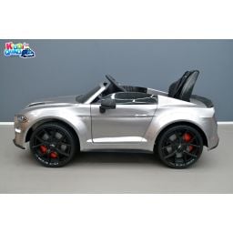 Ford Mustang GT Gris avec écran MP4, voiture électrique pour enfant 24 volts 1 place