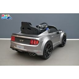 Ford Mustang GT Gris avec écran MP4, voiture électrique pour enfant 24 volts 1 place