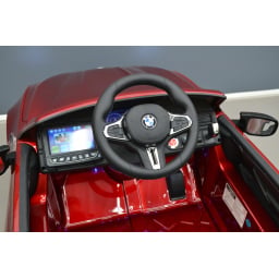 BMW M5 24 Volts rouge, voiture électrique enfant 24 Volts 1 place, 2 moteurs