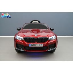 BMW M5 24 Volts rouge, voiture électrique enfant 24 Volts 1 place, 2 moteurs