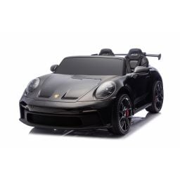 Porsche 911 GT3 2 places Noir Métallisé, voiture électrique pour enfant, 24 volts - 4 moteurs