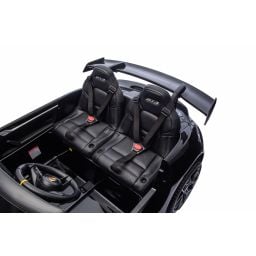 Porsche 911 GT3 2 places Noir Métallisé, voiture électrique pour enfant, 24 volts - 4 moteurs