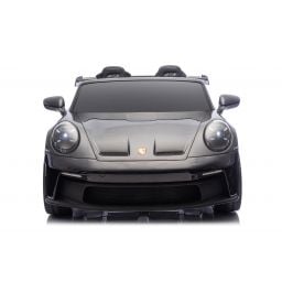 Porsche 911 GT3 2 places Noir Métallisé, voiture électrique pour enfant, 24 volts - 4 moteurs