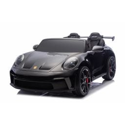 Porsche 911 GT3 2 places Noir Métallisé, voiture électrique pour enfant, 24 volts - 4 moteurs