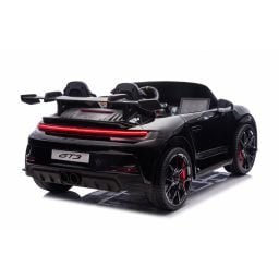 Porsche 911 GT3 2 places Noir Métallisé, voiture électrique pour enfant, 24 volts - 4 moteurs