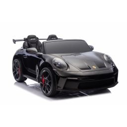Porsche 911 GT3 2 places Noir Métallisé, voiture électrique pour enfant, 24 volts - 4 moteurs