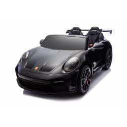 Porsche 911 GT3 2 places Noir Métallisé, voiture électrique pour enfant, 24 volts - 4 moteurs