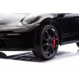 Porsche 911 GT3 2 places Noir Métallisé, voiture électrique pour enfant, 24 volts - 4 moteurs