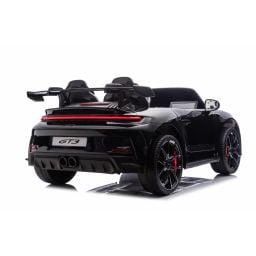 Porsche 911 GT3 2 places Noir Métallisé, voiture électrique pour enfant, 24 volts - 4 moteurs