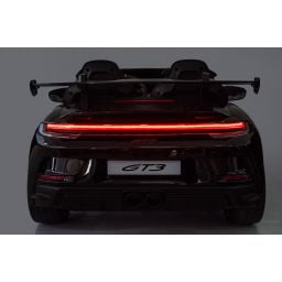 Porsche 911 GT3 2 places Noir Métallisé, voiture électrique pour enfant, 24 volts - 4 moteurs