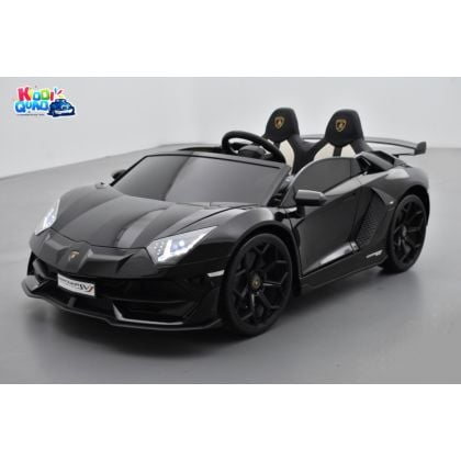 Lamborghini SVJ 24 Volts noire, voiture électrique enfant 24V - 7AH, 2 moteurs