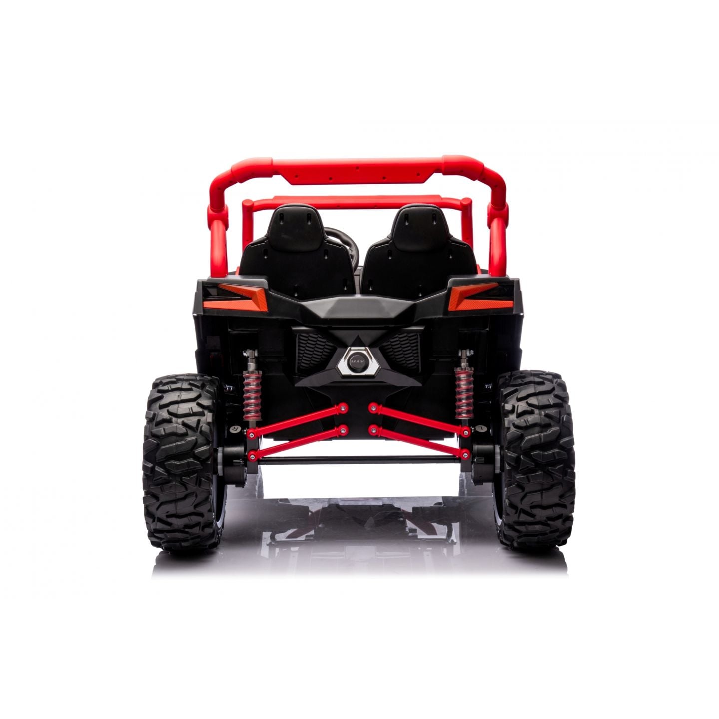 Buggy UTV XXL 24 Volts 14Ah Rouge/Noir, buggy électrique enfant, version 2 places - 4 moteurs